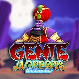 Genie Jackpots Wishmaker online game logo by Blueprint Gaming on pelikaanifi.com