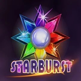 Official Slots logo: Starburst by NetEnt at Pelikaani Casino