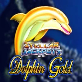 Enjoy Dolphin Gold with Stellar Jackpots by Lightning Box Game – logo hosted on pelikaanifi.com